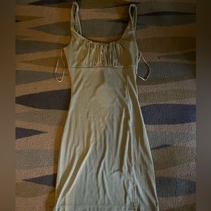 Princess Polly sage green bodycon dress